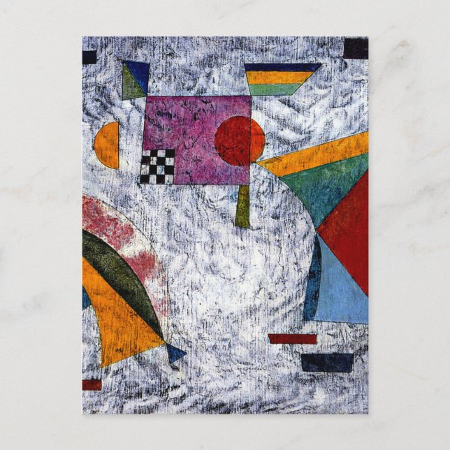 Kandinsky - Leichte, farbenfrohe Kunstwerke,  Postkarte (Vorderseite)