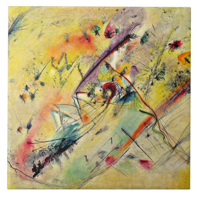 Kandinsky - Lichtbild, Fliese (Vorderseite)