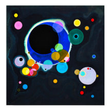 Kandinsky Mehrere Circles Poster