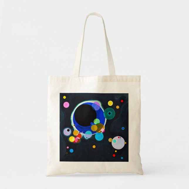 Kandinsky Mehrere Circles Tote Bag Tragetasche (Vorne)