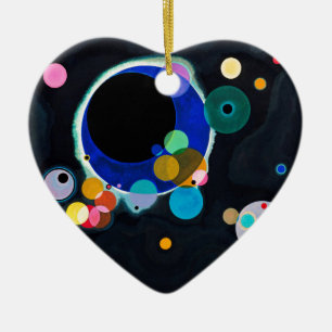 Kandinsky Mehrere Kreise Abstrakt Keramikornament