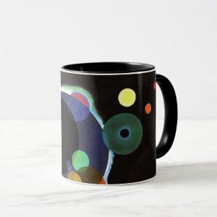 Kandinsky - Mehrere Kreise, berühmtes Gemälde, Tasse
