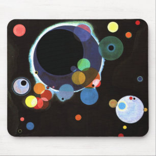 Kandinsky - Mehrere Kreise Mousepad
