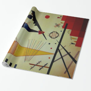 Kandinsky Merry Structure Abstrakt Artwork Geschenkpapier