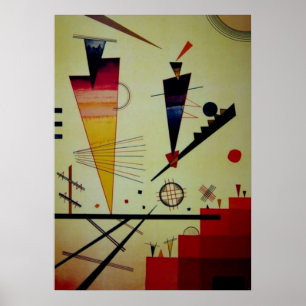 Kandinsky Merry Structure Abstrakte Malerei Poster