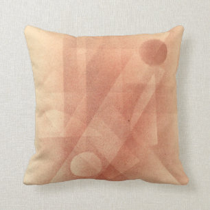 Kandinsky - Mildes Rosa, abstrakte Kunstwerke Kissen