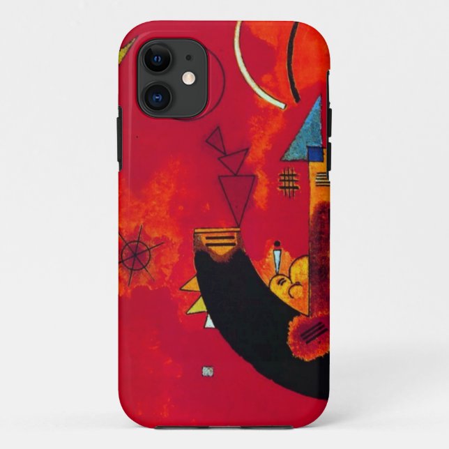 Kandinsky Mit und Gegen Case-Mate iPhone Hülle (Rückseite)