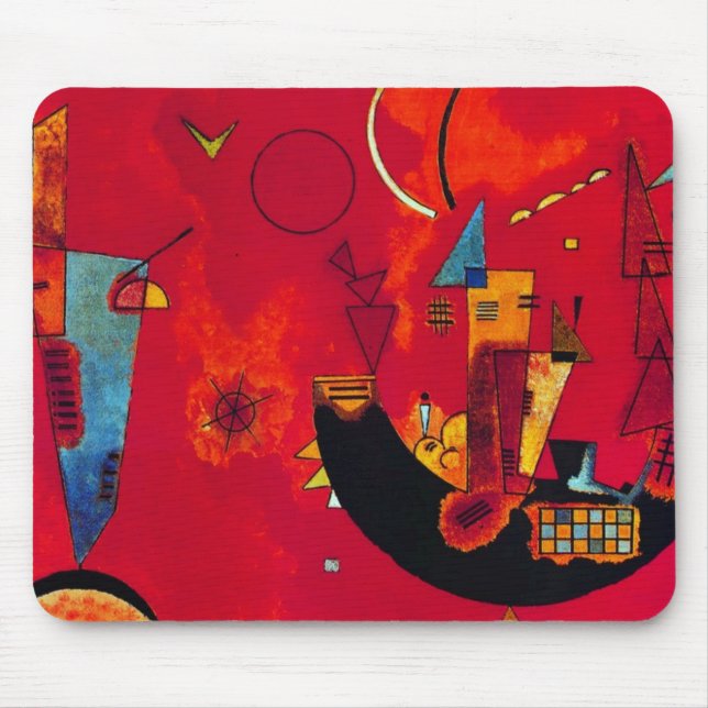 Kandinsky Mit und Gegen Mousepad (Vorne)