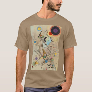 Kandinsky Modern Absract Art Pebble T-Shirt