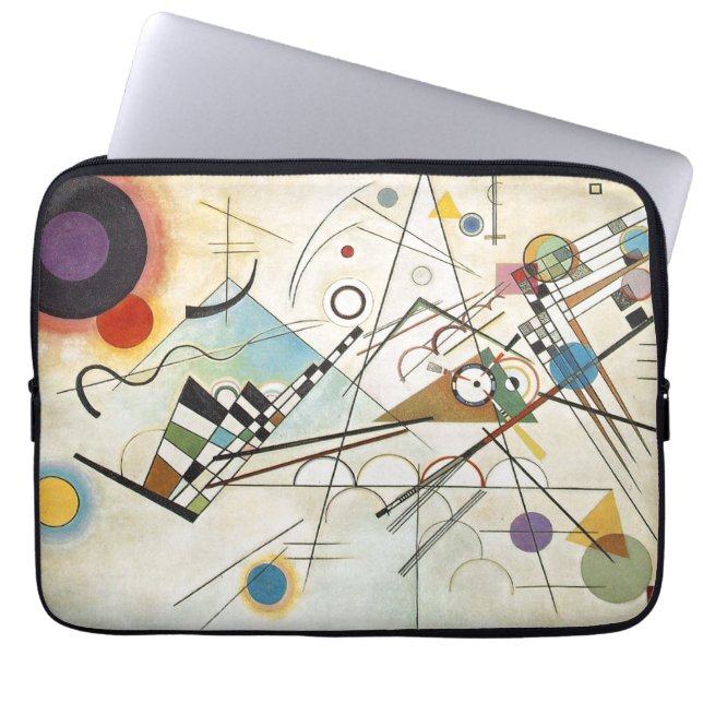 Kandinsky Moderne abstrakte expressionistische Kun Laptopschutzhülle (Vorderseite)