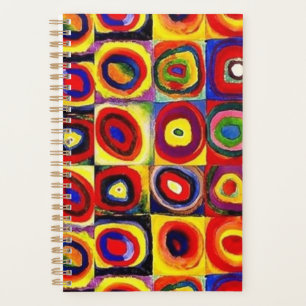 Kandinsky Moderne Quadrate Circles farbig Planer