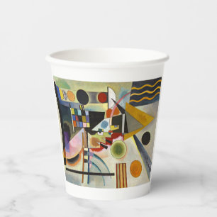 Kandinsky Modernes Abstraktes Kunstwerk Pappbecher