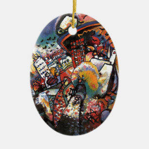 Kandinsky Moscow I Cityscape Abstrakte Malerei Keramikornament