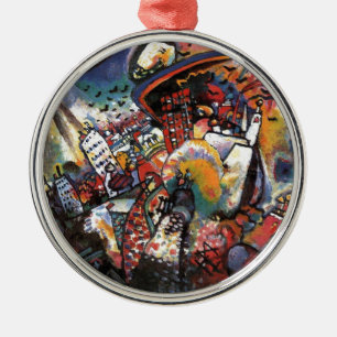 Kandinsky Moscow I Cityscape Abstrakte Malerei Ornament Aus Metall