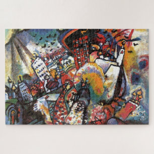 Kandinsky Moscow I Cityscape Abstrakte Malerei Puzzle