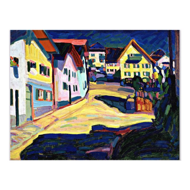 Kandinsky - Murnau, Burggrabenstrasse 1 Fotodruck (Vorne)