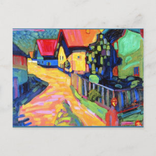 Kandinsky - Murnau Street with Women, 1908 Artwork Postkarte