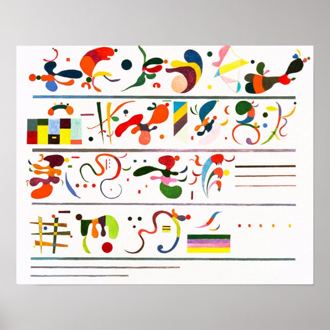Kandinsky Nachfolgeposter Poster (Vorne)