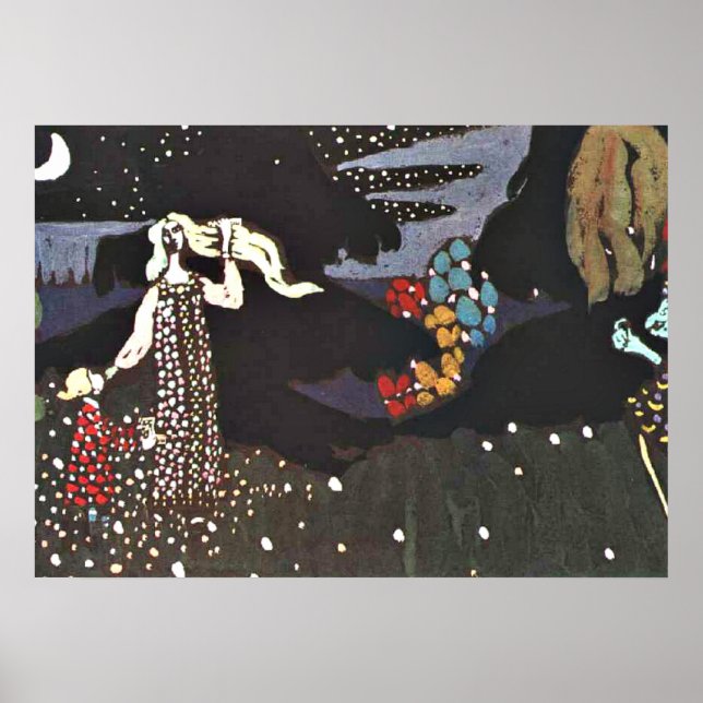 Kandinsky - Nacht Poster (Vorne)