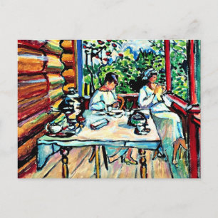 Kandinsky - Nina Kandinsky in Akhtyrka Postkarte