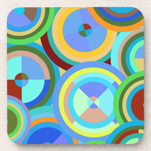 Kandinsky Nr. 58 Getränkeuntersetzer (Vorderseite)