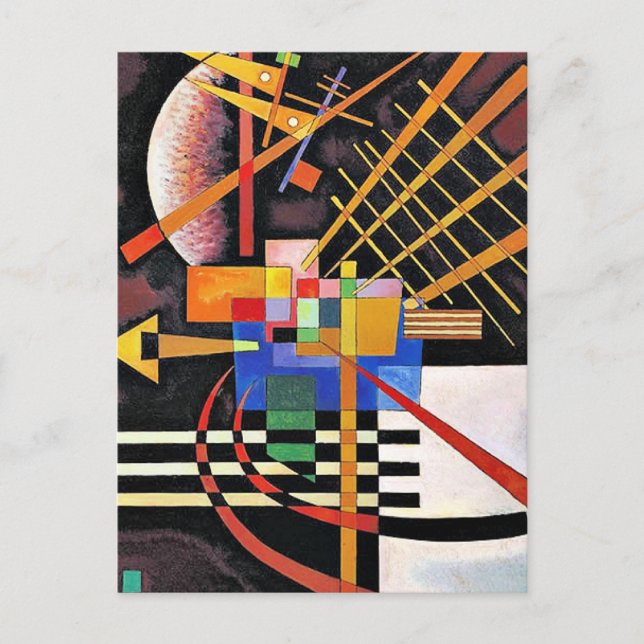 Kandinsky - Oben und Links, Postkarte (Vorderseite)