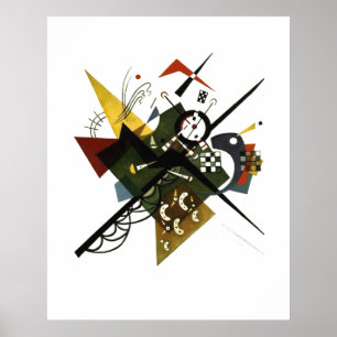 Kandinsky on White II - Abstrakte expressionistisc Poster