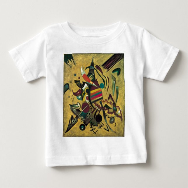Kandinsky Points Abstrakte Leinwand Malerei Baby T-shirt (Vorderseite)
