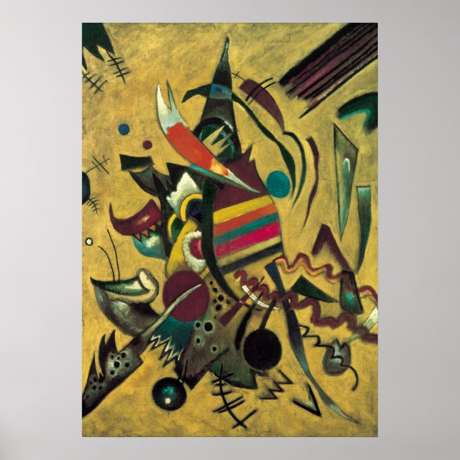 Kandinsky Points Abstrakte Leinwand Malerei Poster (Vorne)
