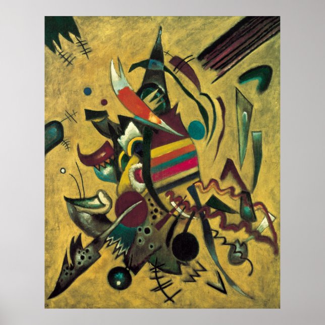 Kandinsky Points Abstrakte Leinwand Malerei Poster (Vorne)