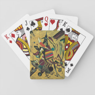 Kandinsky Points Abstrakte Leinwand Malerei Spielkarten