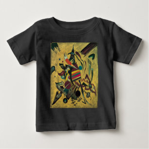 Kandinsky-Punkte abstraktes Leinwandgemälde Baby T-shirt