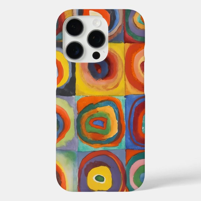 Kandinsky-Quadrate Case-Mate iPhone Hülle (Rückseite)