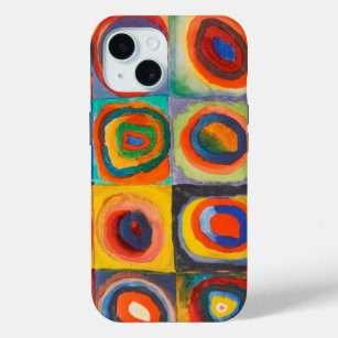 Kandinsky-Quadrate iPhone 15 Hülle