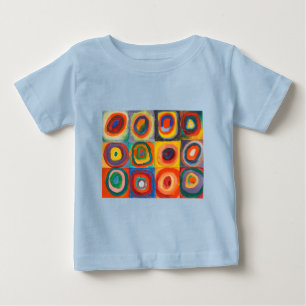 Kandinsky Quadrate Konzentrische Kreise Baby T-shirt