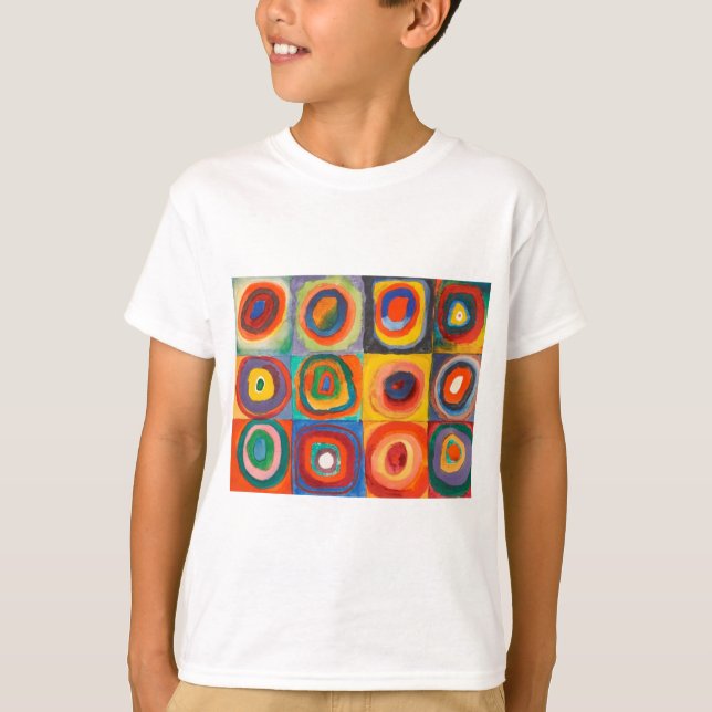 Kandinsky-Quadrate T-Shirt (Vorderseite)