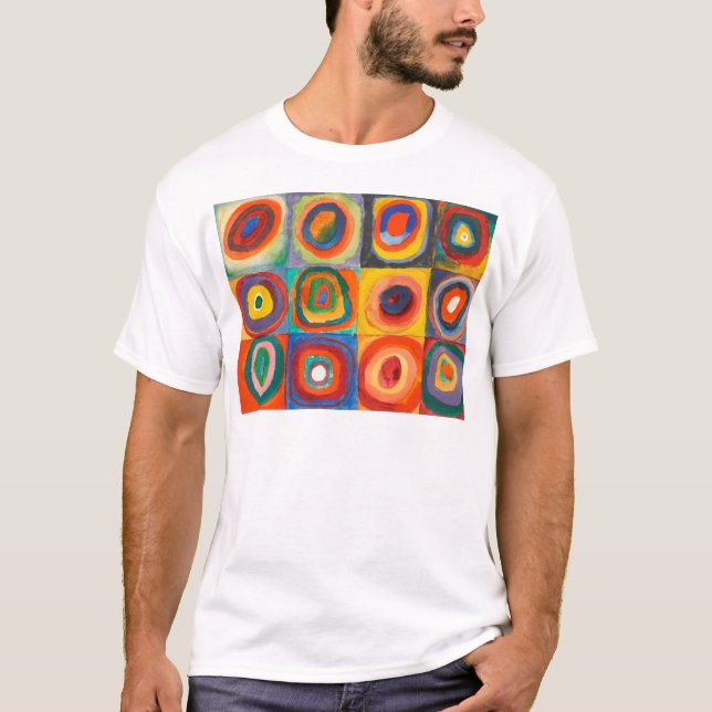 Kandinsky-Quadrate T-Shirt (Vorderseite)