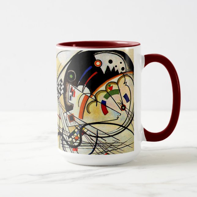 Kandinsky - Querlinie Tasse (Rechts)