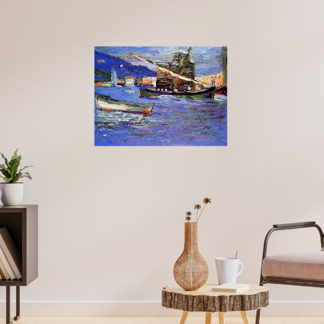 Kandinsky - Rapallo Grauer Day Poster (Wohnzimmer 3)