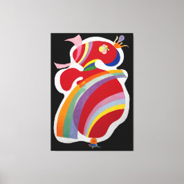 KANDINSKY - RED FORM (La Forme Rouge) - 1938 - Leinwanddruck