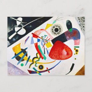 Kandinsky Red Spot Postcard Postkarte