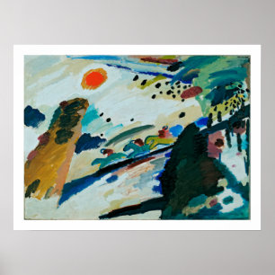 Kandinsky - Romantische Landschaft Poster