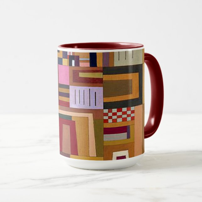 Kandinsky - Rose der Entschädigung Tasse (VorderseiteRechts)