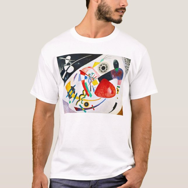Kandinsky Rot-Stelle T-Shirt (Vorderseite)