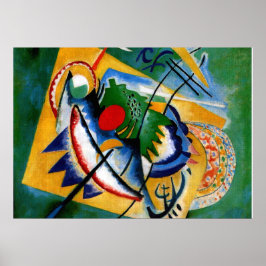 Kandinsky - Rotes Oval Poster