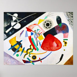 Kandinsky rotes Stellen-Plakat Poster
