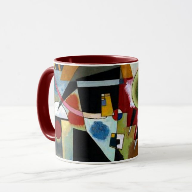 Kandinsky - Schauen, populäre Malerei, Tasse (Vorderseite Links)