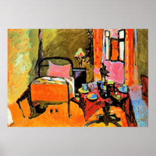 Kandinsky - Schlafzimmer in der Ainmillerstraße, Poster