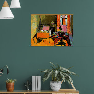 Kandinsky - Schlafzimmer in der Aintmillerstrasse Poster