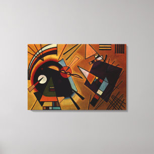 Kandinsky - Schwarz und Violett Leinwanddruck